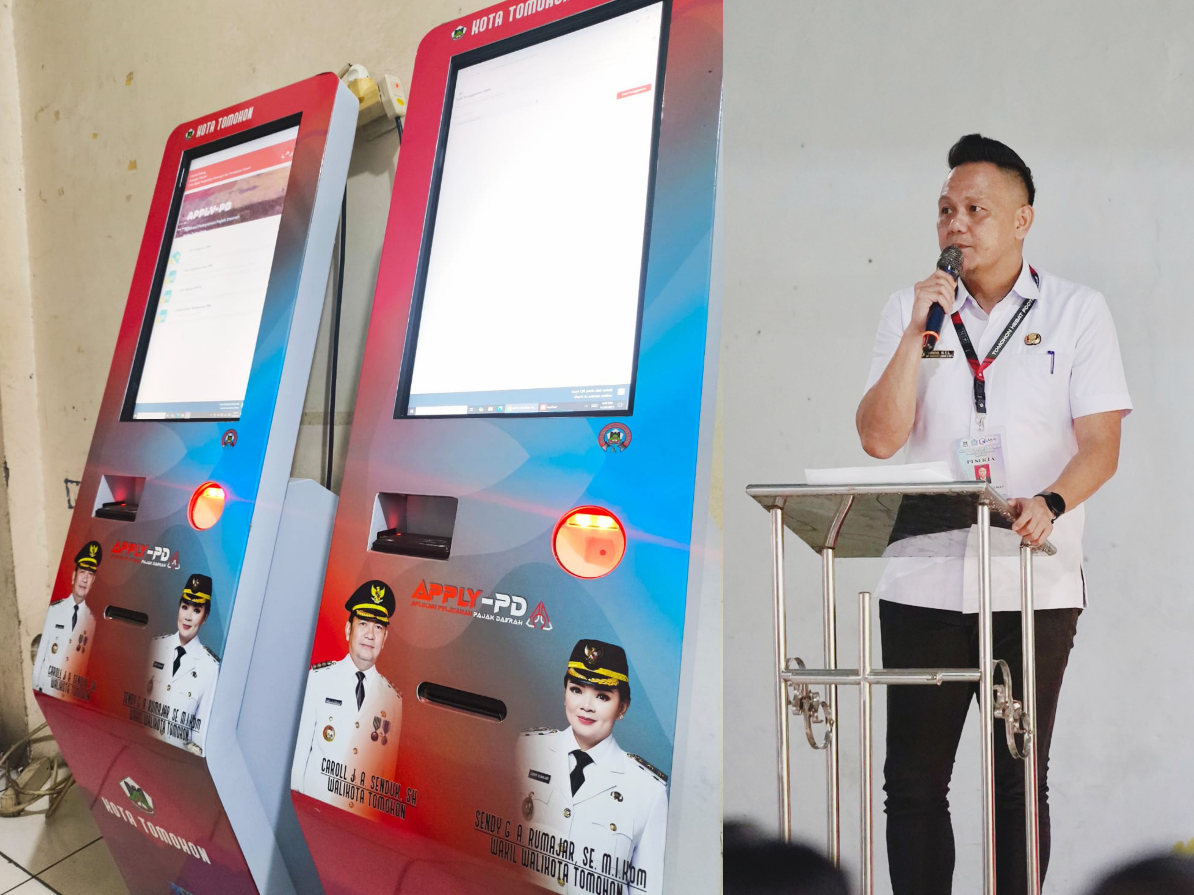 INOVATIF: Tampak mesin Krisan yang nantinya ditempatkan di sejumlah titik strategis di Kota Tomohon, insert foto; Friedel Liuw ST MAP. Dok istimewa