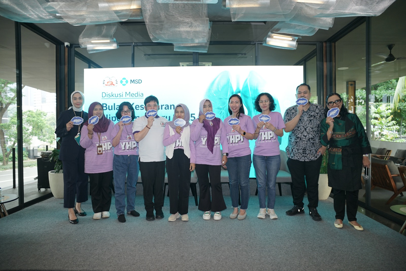 MSD Indonesia bersama Yayasan Hipertensi Paru Indonesia (YHPI) menyerukan peningkatan kesadaran publik tentang Hipertensi Paru pada peringatan Bulan Kesadaran Hipertensi Paru 2025 di Jakarta.