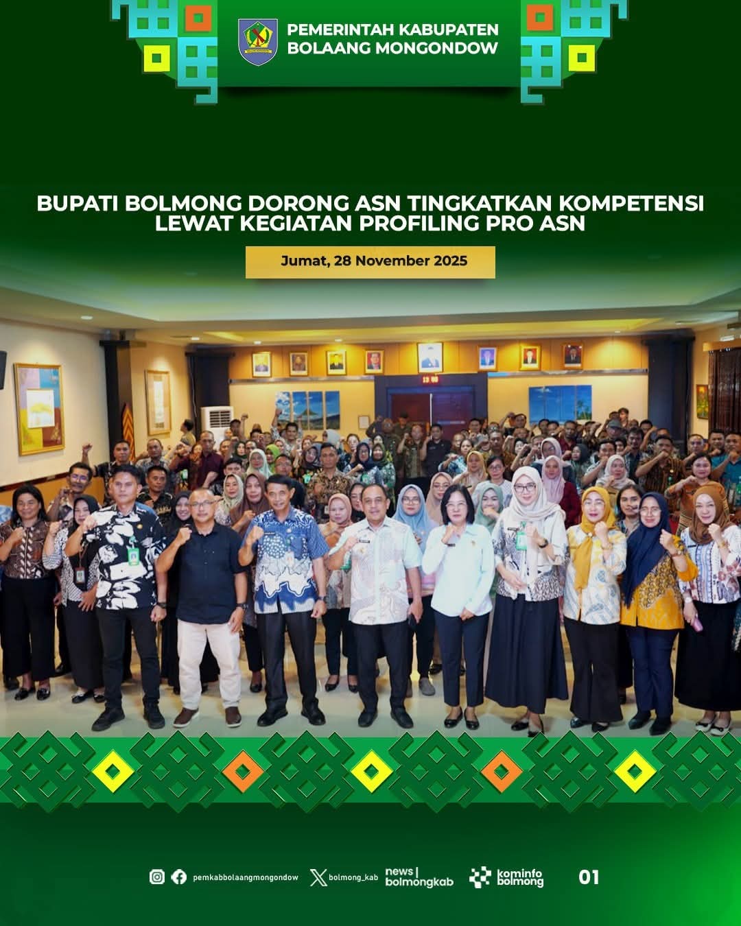 Bupati Yusra Alhabsyi Buka Pemetaan Profil ASN