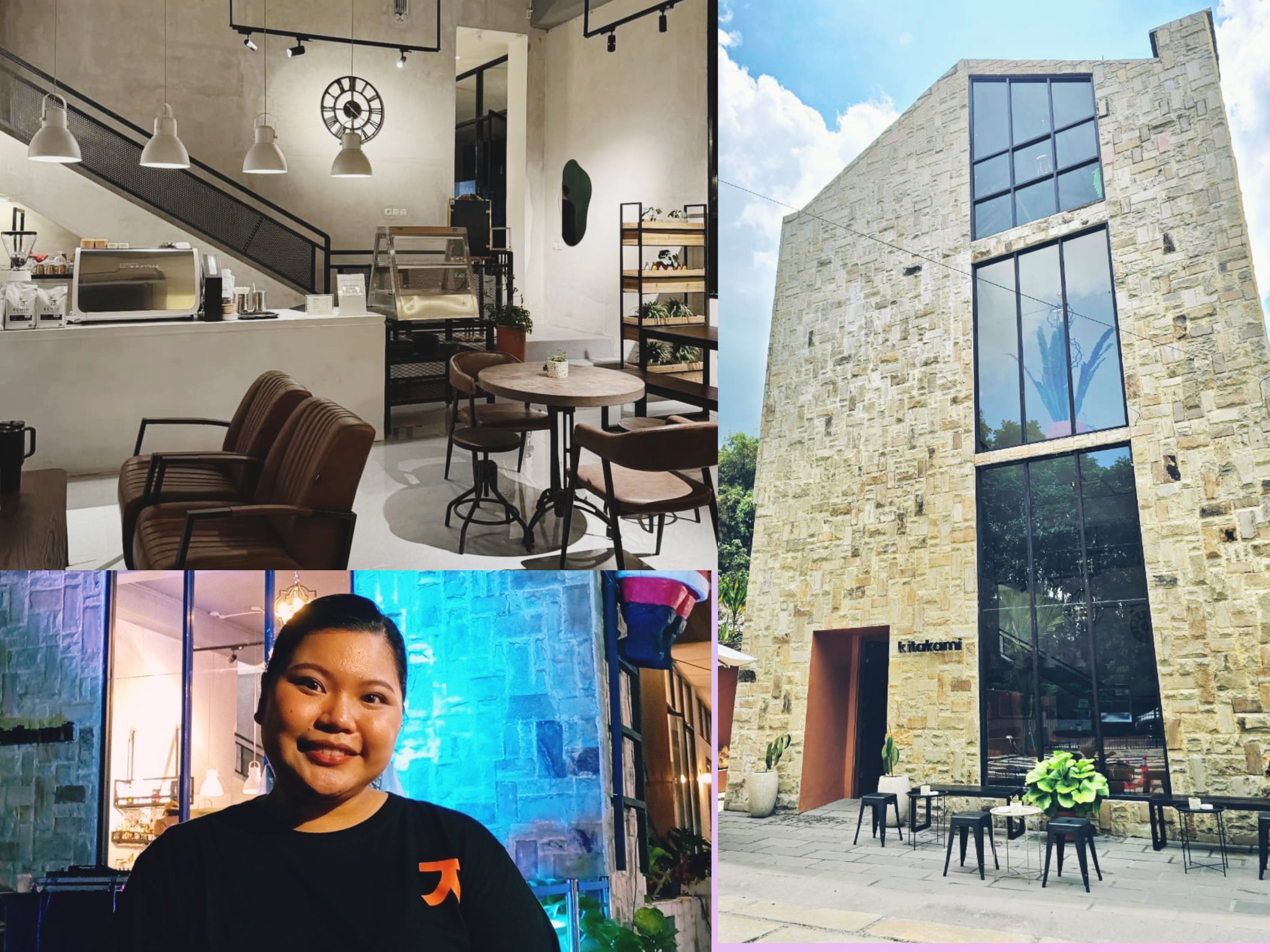WAJIB DIKUNJUNGI: Kitakami Managed by WBB cafe dengan tampilan kece, plus punya beragam menu pilihan dan pastinya terjangkau. Insert foto Owner Kitakami Jovita Esmeralda Kumaat. Dok istimewa