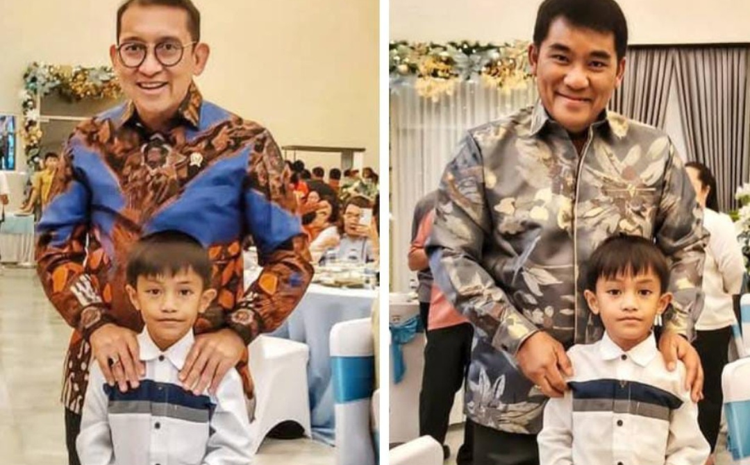 Arung Larik Pramudya Rahman bersama Menteri Kebudayaan Fadli Zon dan Gunernur Sulut Yulius Selvanus