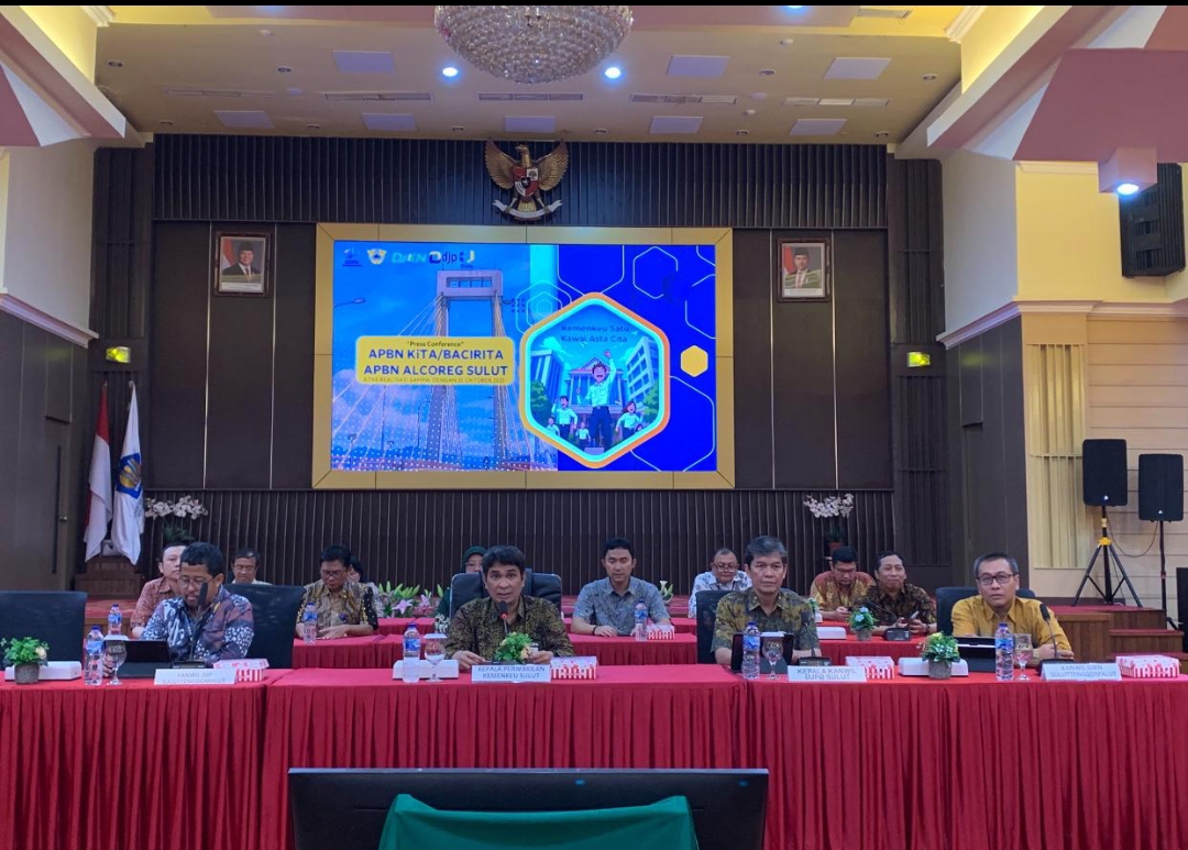 Konferensi Pers realisasi APBN di Sulut 2025
