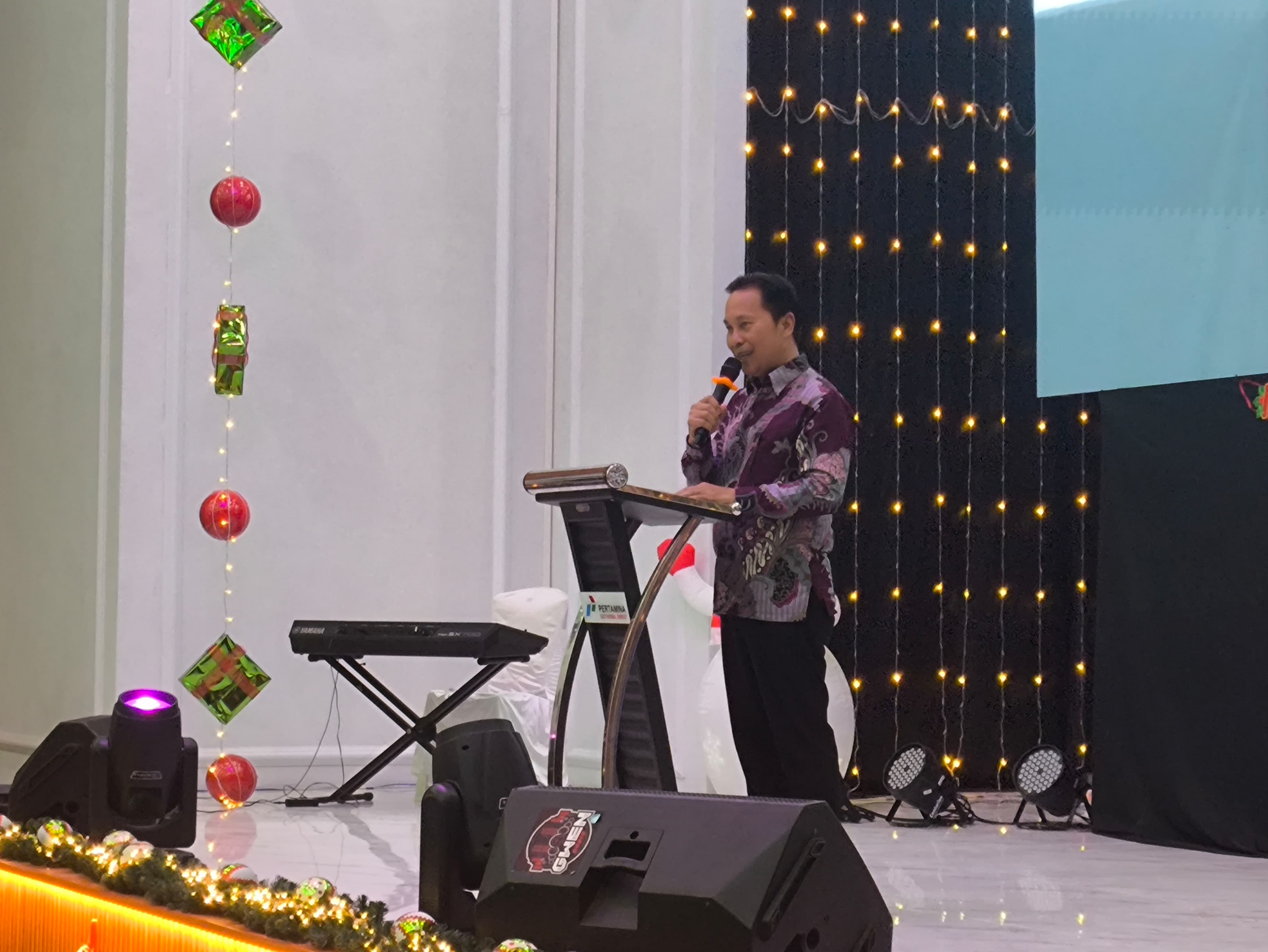 Sambutan dan pesan menyambut Natal dari Ketua Panitia Lerry Wenur ST