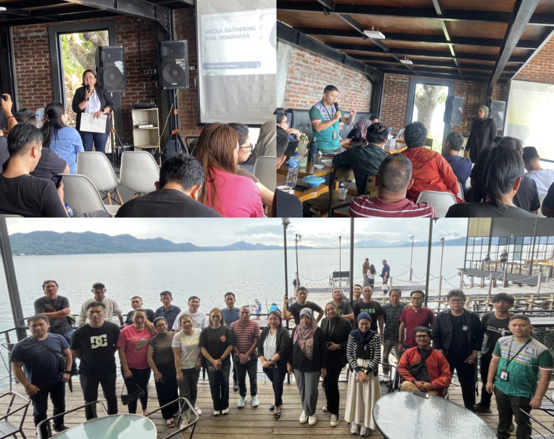 BERSINERGI: BPJS Kesehatan Cabang Tondano perkuat sinergi dengan wartawan lewat media gathering, Jumat (5/12/2025).