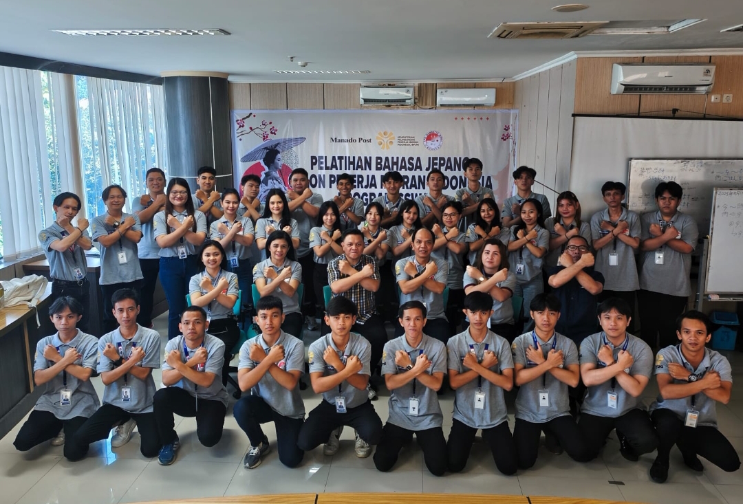 Sebagian calon pekerja migran Indonesia yang mengikuti pelatihan bahasa Jepang SSW