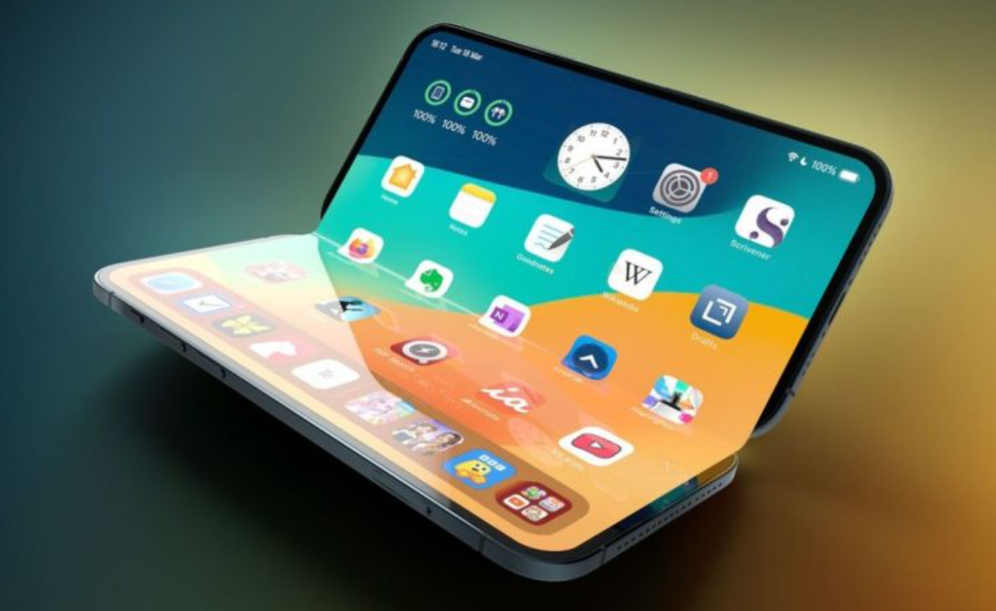 Ilustrasi iPhone Fold