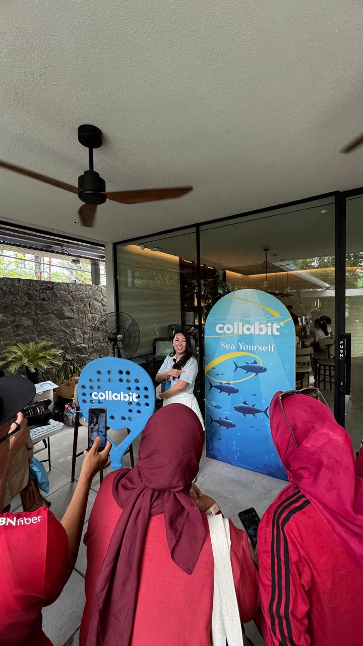 suasana launching Collabit dengan Founder, Michella