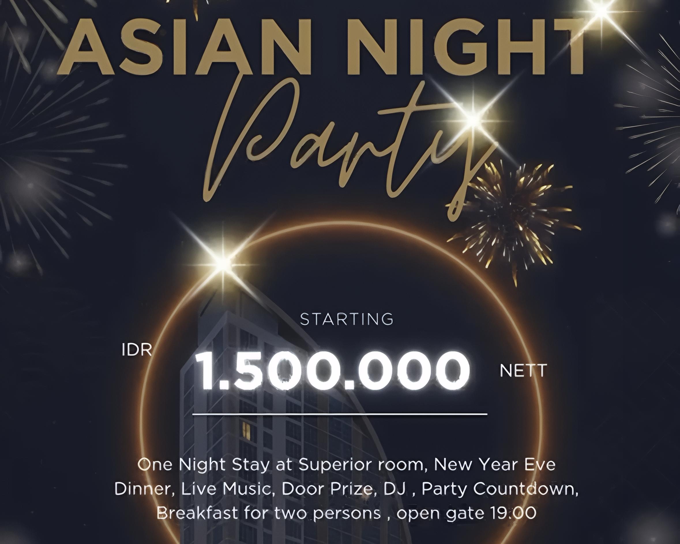 BW The Lagoon Hotel Manado gelar Asian Night Party jntuk acara malam tahun baru