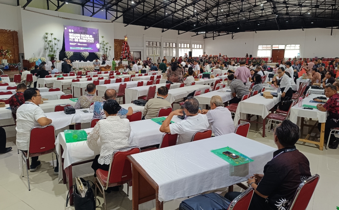 Suasana jelang pembukaan SMST ke 38 GMIM di ABI Tomohon