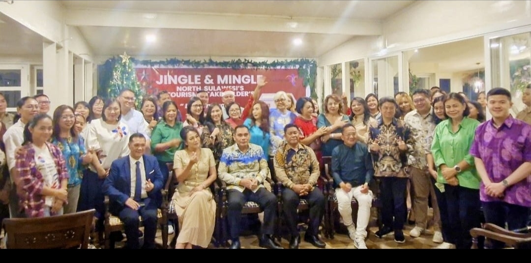 Perayaan Natal Satgas Pariwisata Sulut, Kamis (18/12).