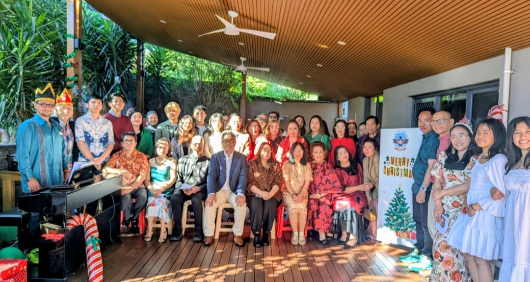Perayaan Natal Anggota Kawanua Sedunia di Australia, Sabtu (20/12).
