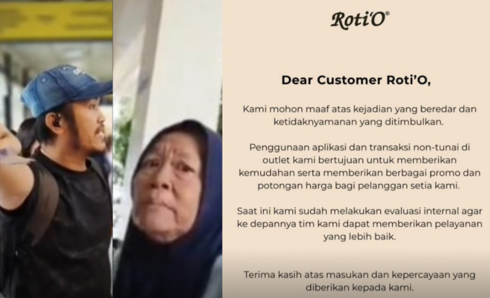 Sebuah video viral di media sosial memperlihatkan seorang pria mengamuk di sebuah toko roti setelah mengetahui pembayaran tunai seorang nenek ditolak oleh pihak toko.