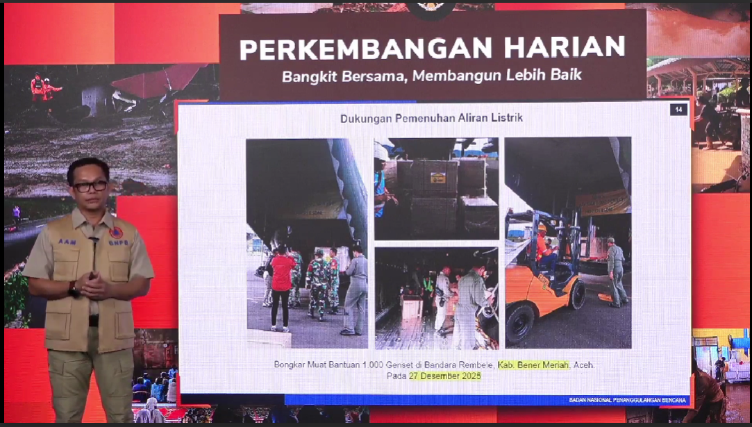 Percepat Pemulihan Listrik di Sumatera, Pemerintah Kirim 1.000 Genset