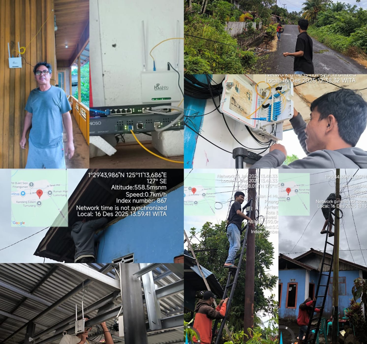 Tujuh titik wifi gratis sudah terpasang di Kelurahan Pinangunian.(Dok Istimewa)
