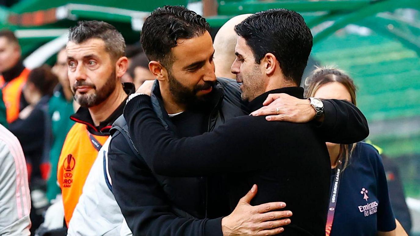 Amorim dan Arteta bertemu dalam sebuah laga