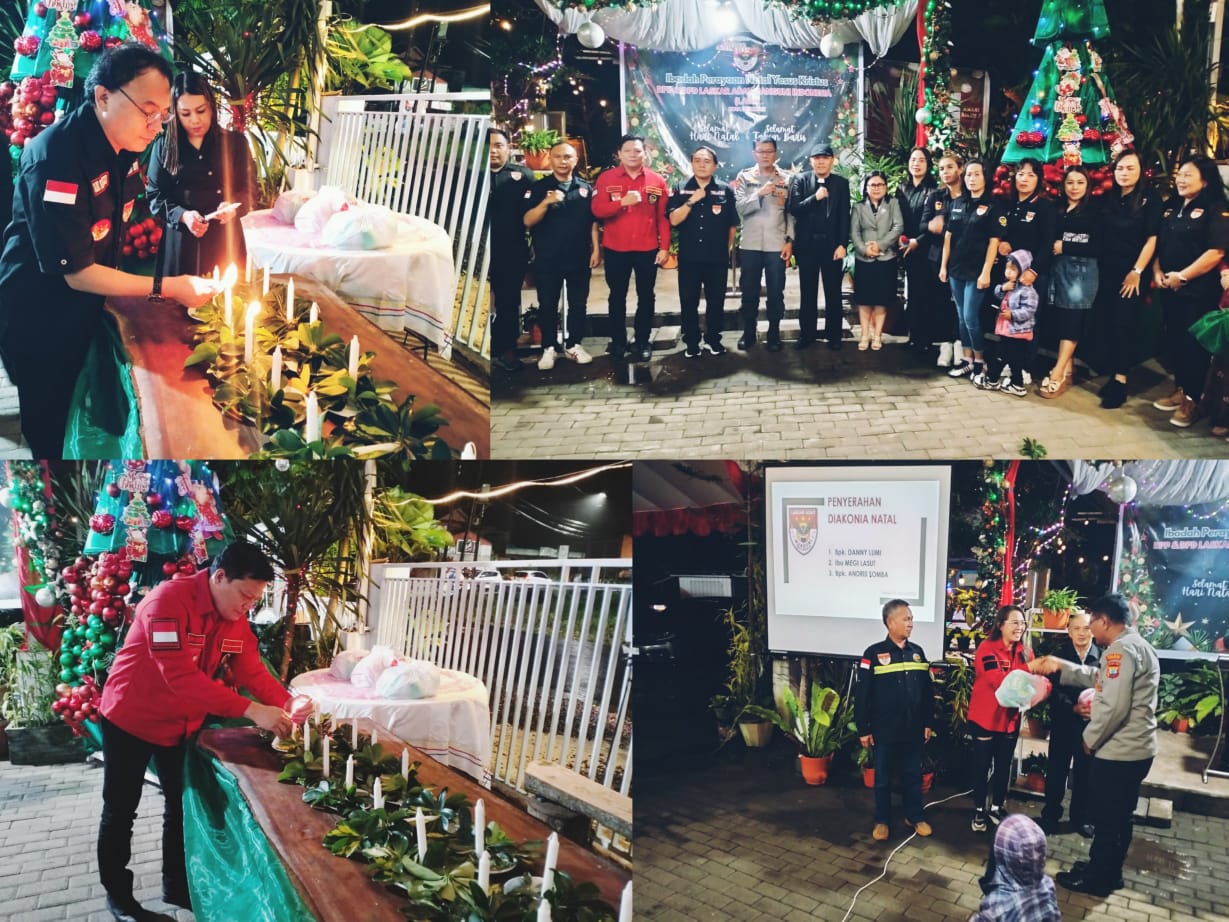 HIKMAT: Suasana pelaksanaan Ibadah Perayaan Natal DPD LAMI Kota Tomohon, jadi momentum Pererat Semangat Kebersamaan. Dok istimewa