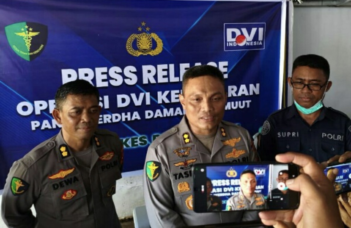 Biddokes Polda Sulut kembali mengungkap identitas korban kebakaran di Panti Werda Damai Manado