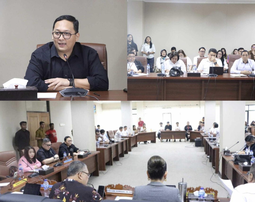 RDP: DPRD Sulut bersama petinggi Unima saat menggelar RDP, Selasa (13/1/2026).
