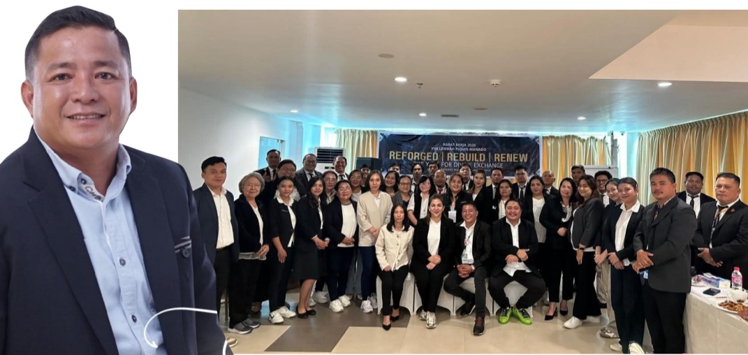 SUKACITA MELAYANI: Rapat Kerja (Raker) Tahun 2026 Gereja YHS Lembah Pujian Manado dilaksanakan di Casabaio Paradise Resort, Likupang, resmi berakhir pada Jumat, 17 Januari 2026.