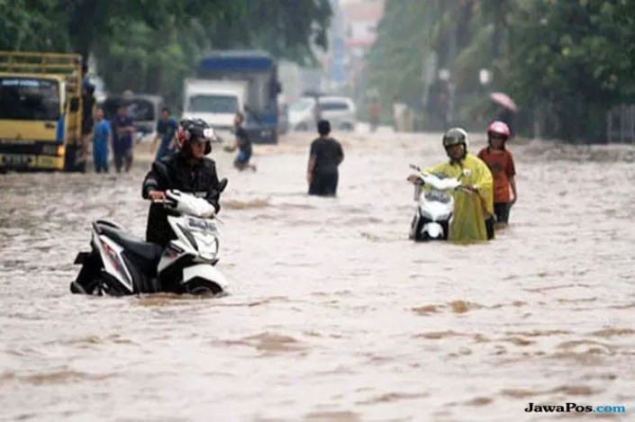 Ilustrasi banjir Jakarta