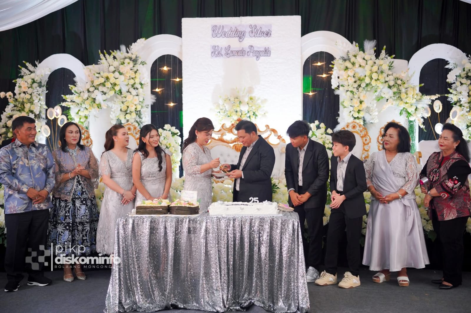 Syukuran Pernikahan 25 Tahun Wabup Bolmong