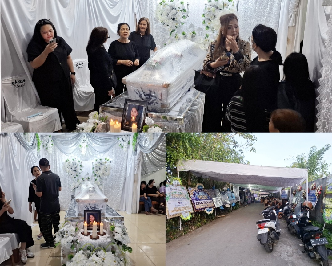 RUMAH DUKA: Jenazah alm Florencia Lolita Wibisono di Rumah Duka, Taler, Tondano Timur, Jumat (23/1/2025).