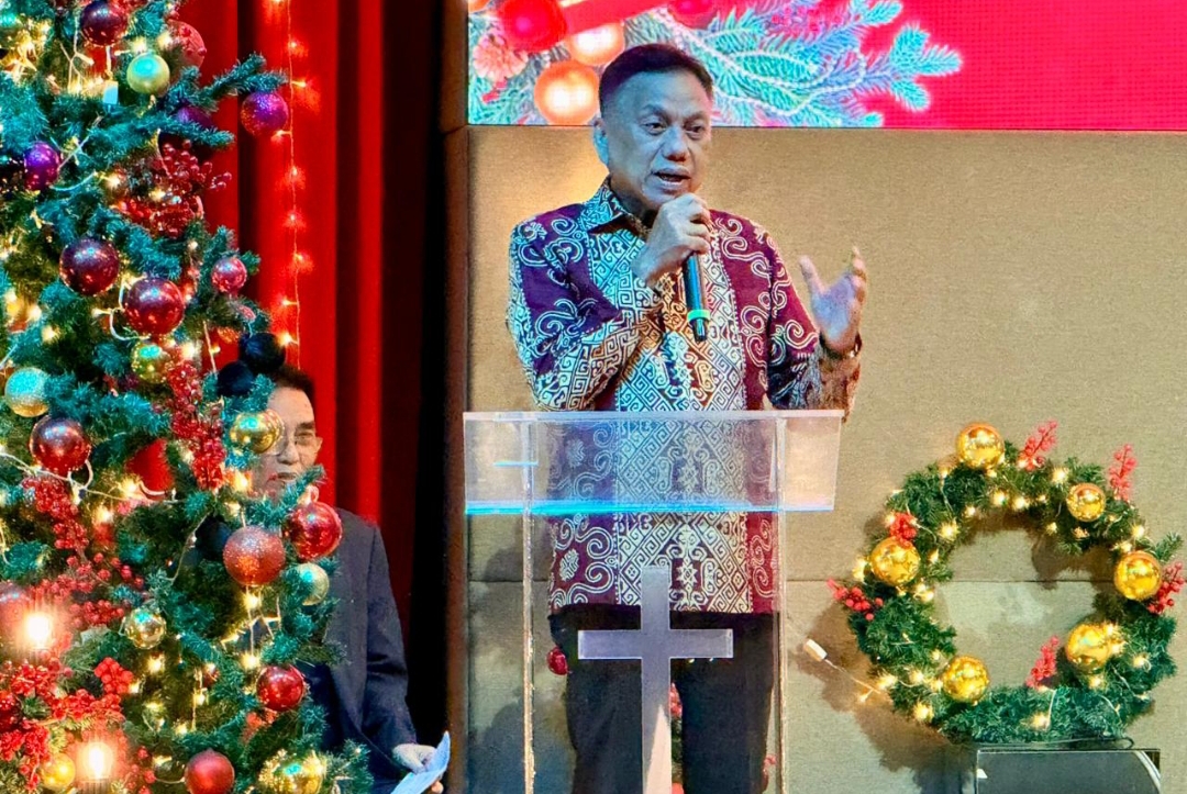 Olly Dondokambey Hadiri Perayaan Natal 2025 dan Kunci Taong Alumando 2026 Alumni SMA Negeri Manado