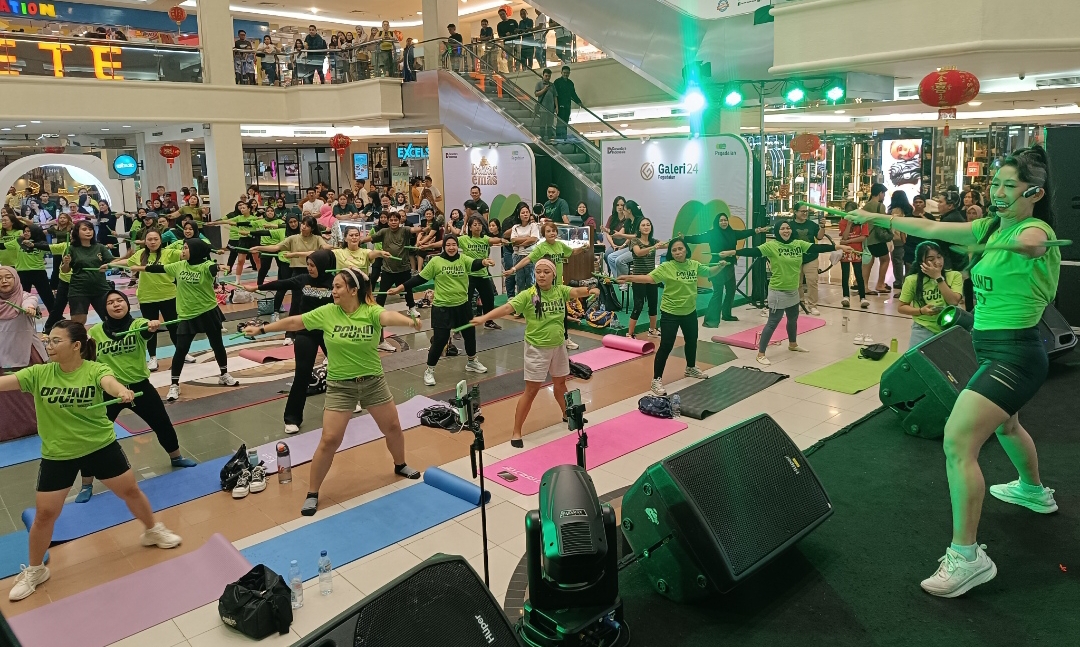 Keseruan Festival Tring by Pegadaian yang berlangsung di atrium Megamall Manado, akhir pekan lalu.