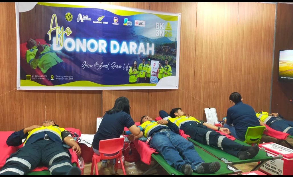 Karyawan Tokatindung Gelar Donor Darah: Semangat K3 untuk Sesama