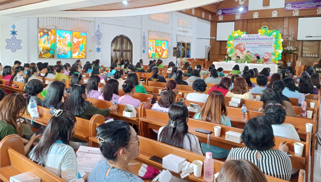 Penjabaran program KPAS GMIM tahun 2026 di Rayon Minahasa Utara