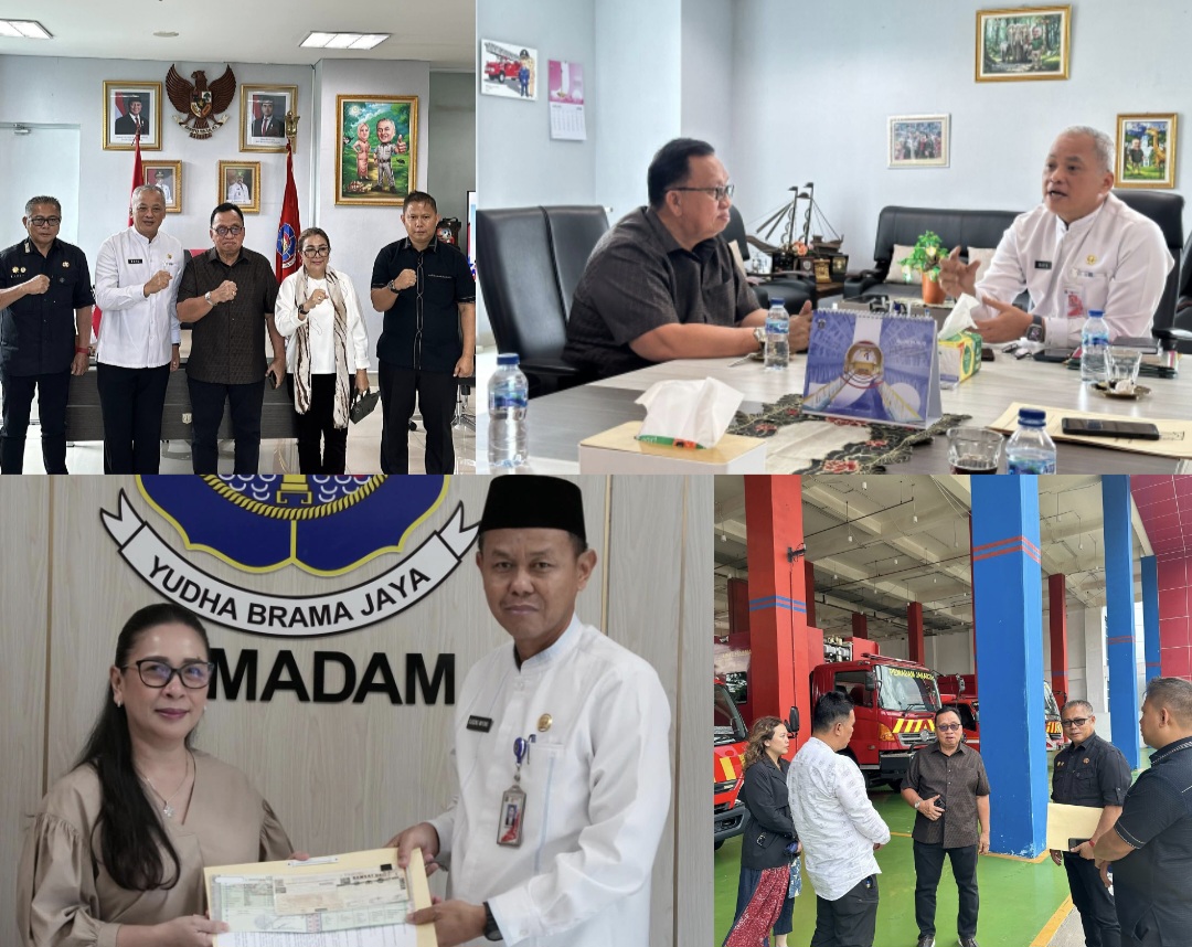 AUDIENSI: Bupati dan Wakil Bupati Minahasa saat bertemun dengan Kadis Gulkarmat DKI Jakarta, Jumat (6/3/2026).