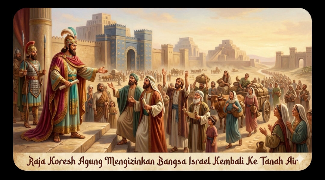 Israel  Yahudi  Menyebut Pendiri  Persia Iran  Raja Koresh Agung Sebagai Mesias Penyelamat Israel, Renungan GMIM Yesaya 44:21-28 dan Yesaya 45