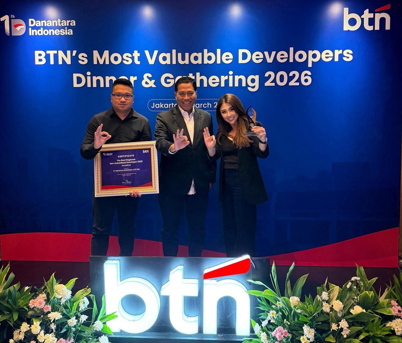 Direktur Consumer Banking Bank BTN Bersama Jajaran Direksi BML Property Group