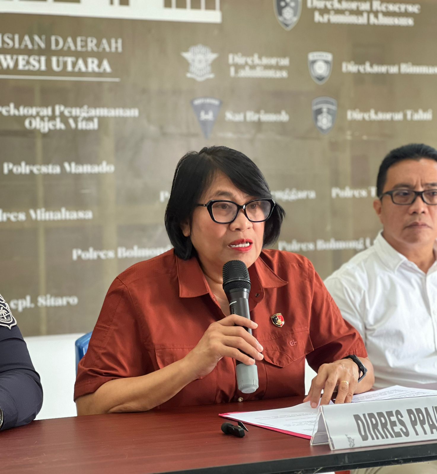 Direktur Ditres PPA/PPO Polda Sulut Kombes Pol Nonie Sengkey