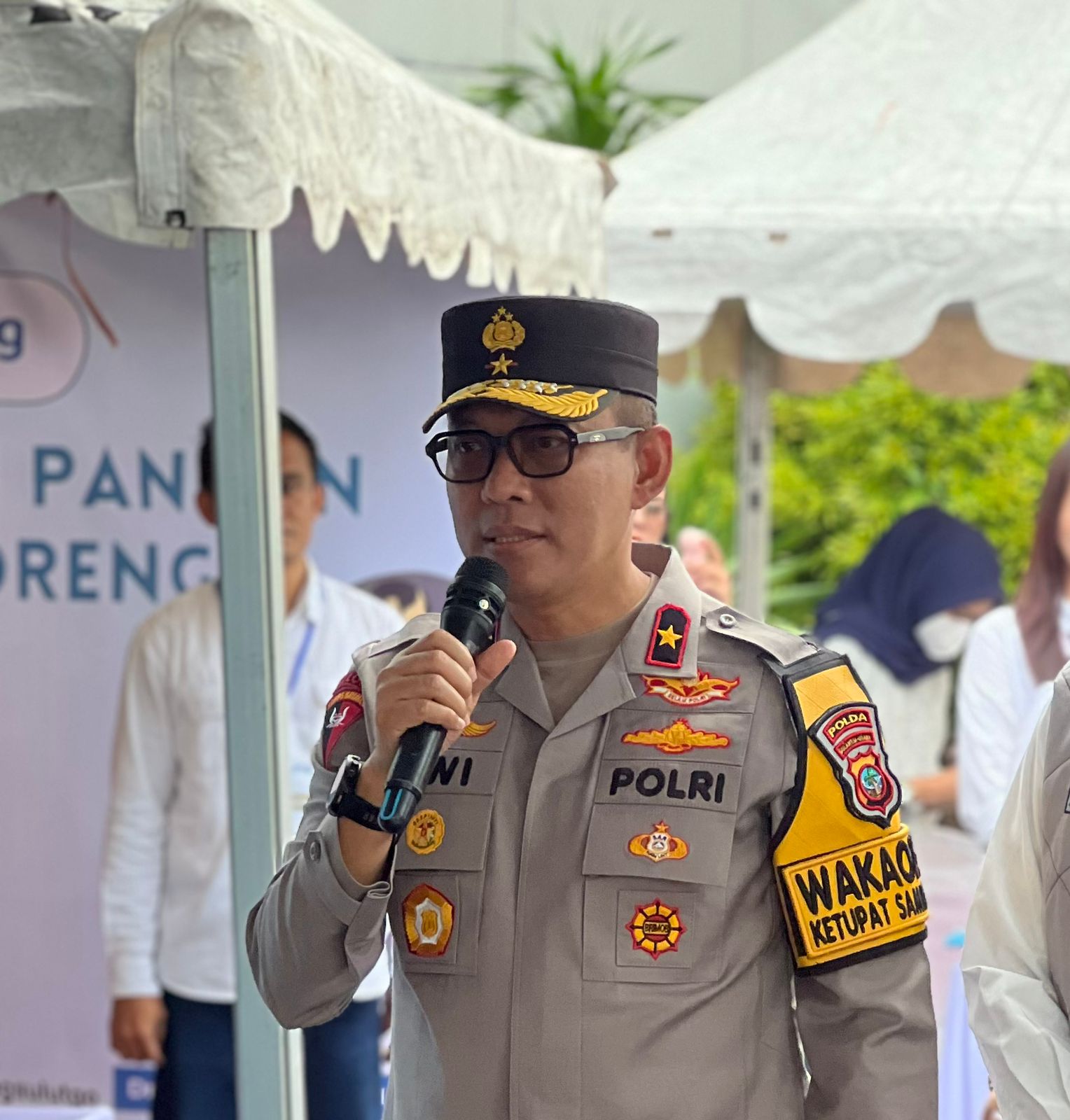 Wakapolda Sulut Brigjen Pol Awi Setioyo, Buka Gerakan Pangan Murah Jelang Hari Raya Idul Fitri 1447 H, Jumat (13/03/2026)