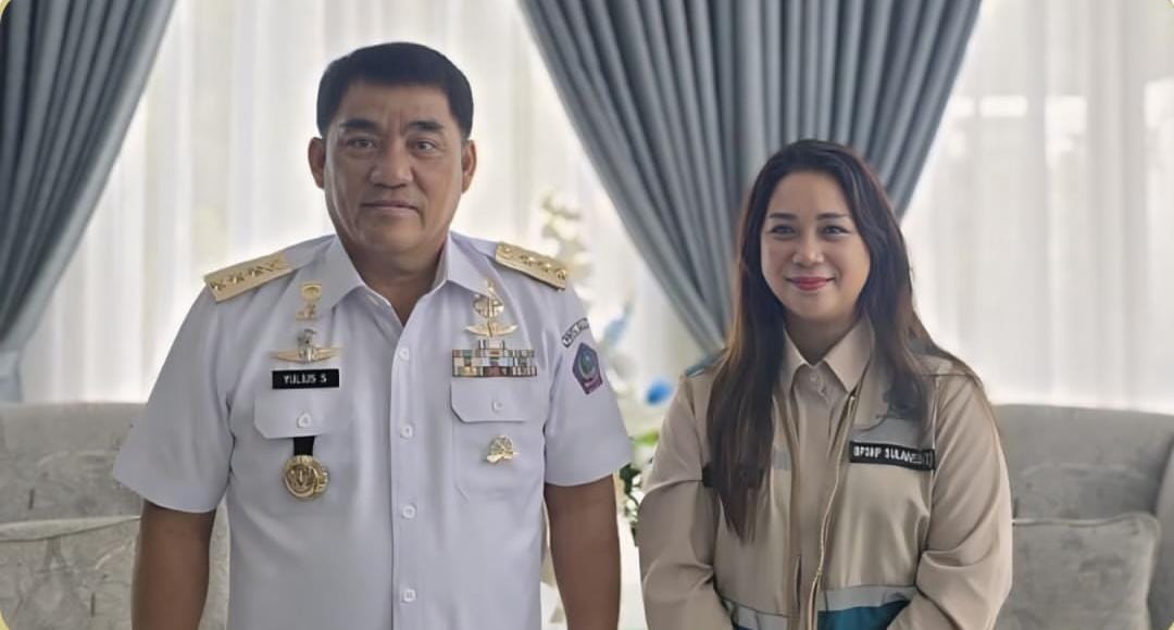 Kepala P3KP Sulawesi I Erpika Ansela Surira ST, melakukan kunjungan silaturahmi perdana kepada Gubernur Sulawesi Utara, Mayjen TNI (Purn) Yulius Selvanus SE.