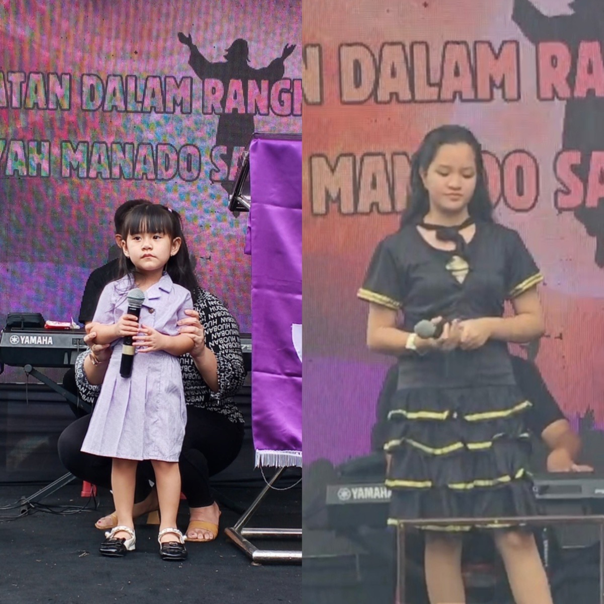 Peserta lomba bintang vokalia. 