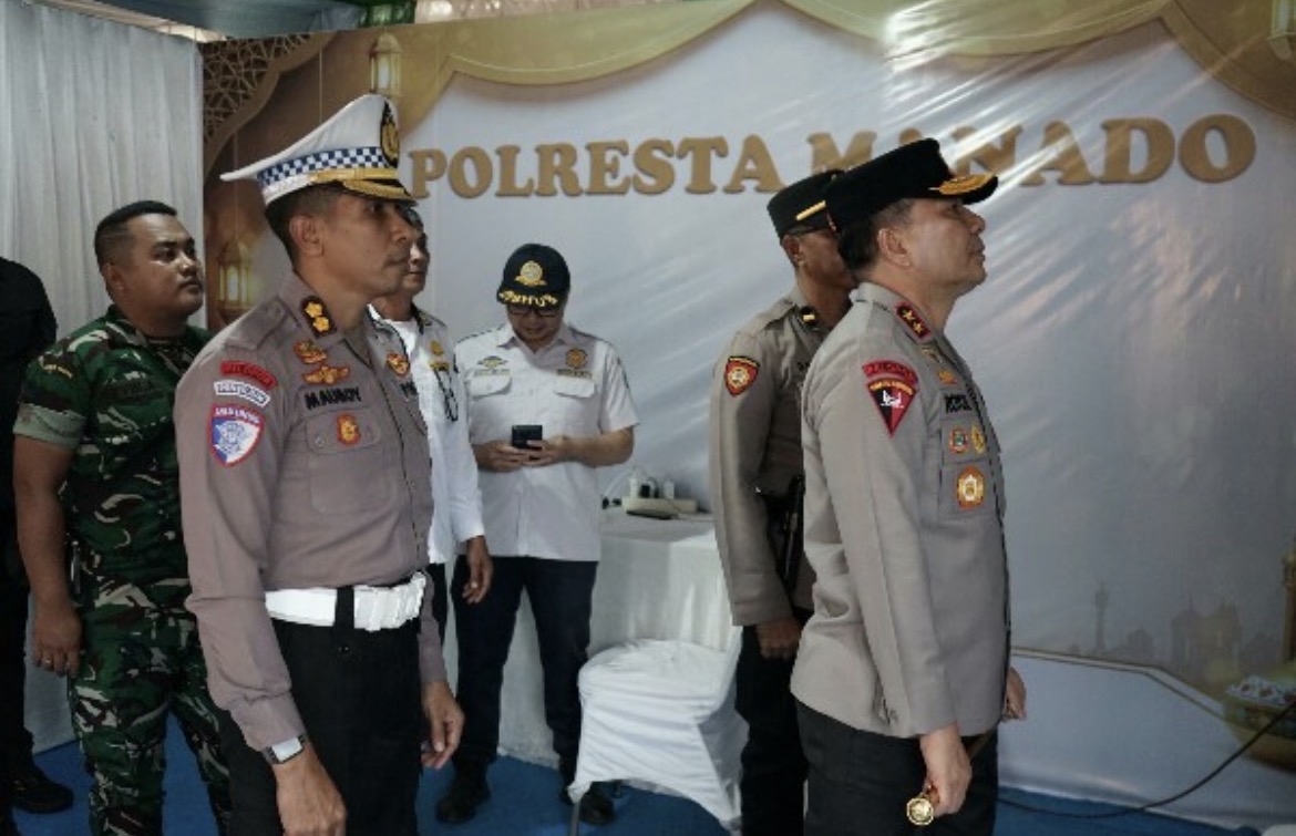 Kapolda Sulut Lakukan Pengecekan Pos Pengamanan Idul Fitri 1447 H di Kota Manado