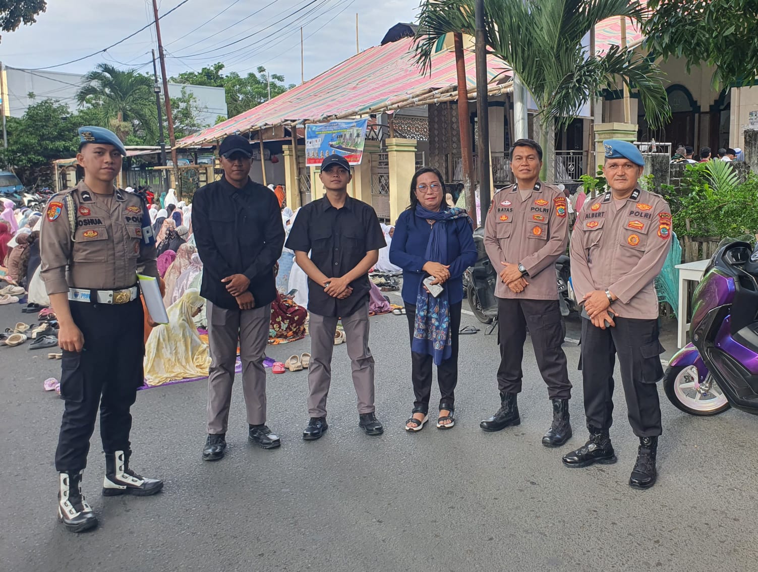 Polres Bitung melaksanakan pengamanan  Hari Raya Idul Fitri 1447 Hijriah.(Dok Istimewa)