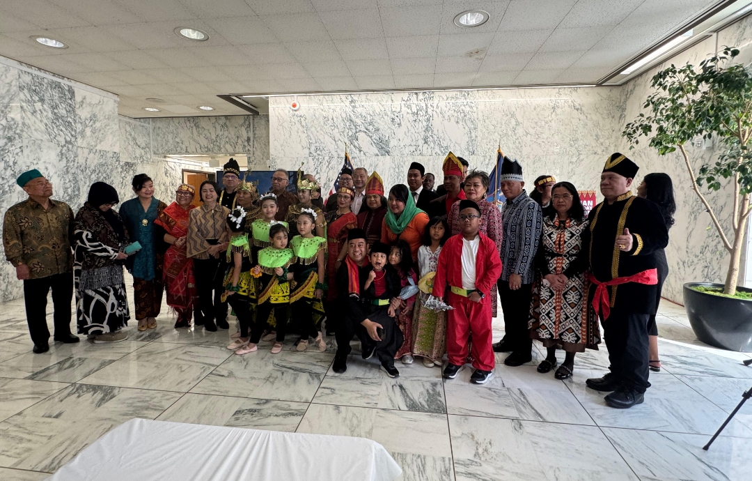 Diaspora Indonesia di gedung parlemen negara bagian  New York 