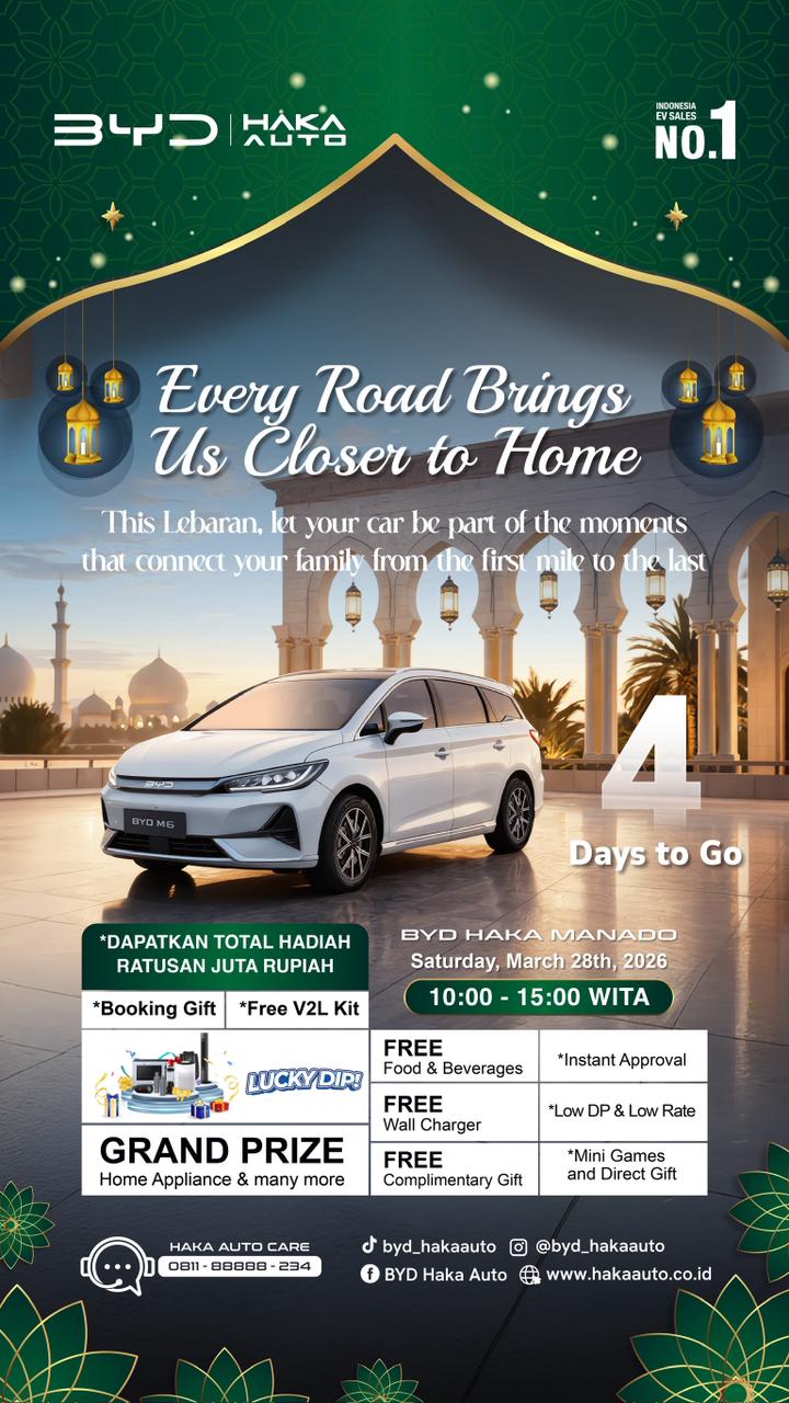 Flyer Event Halal Bihalal BYD Haka Manado.