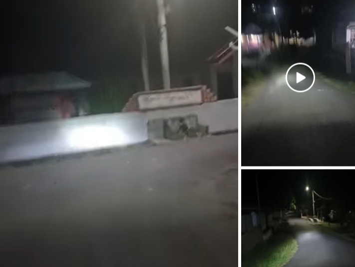 Unggahan Camat Lembeh Utara Yekonia Nanangkong saat ia memantau wilayahnya untuk mencegah aksi balap liar.(Facebook: Yekonia Nanangkong)