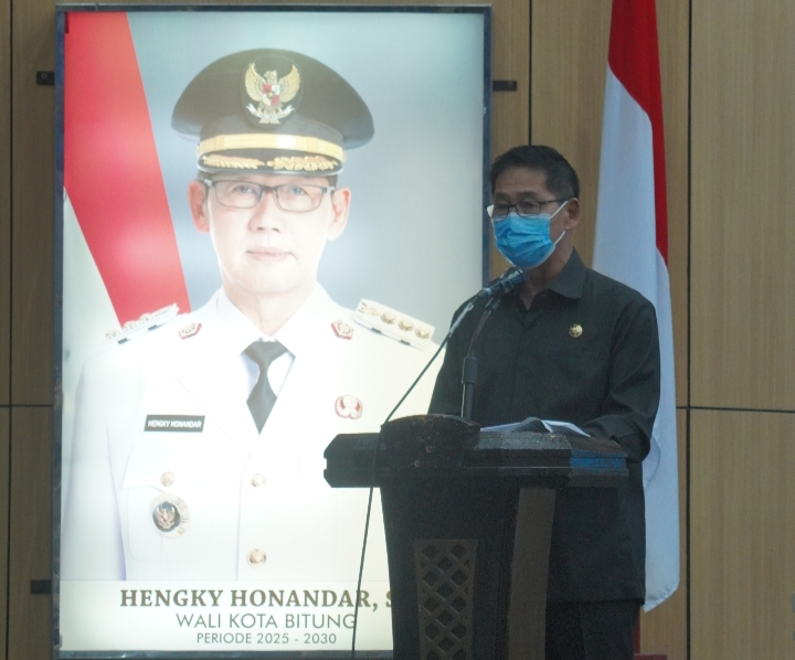 Wali Kota Bitung Hengky Honandar membuka secara resmi Musrenbang RKPD tahun 2027.(Dok Istimewa)