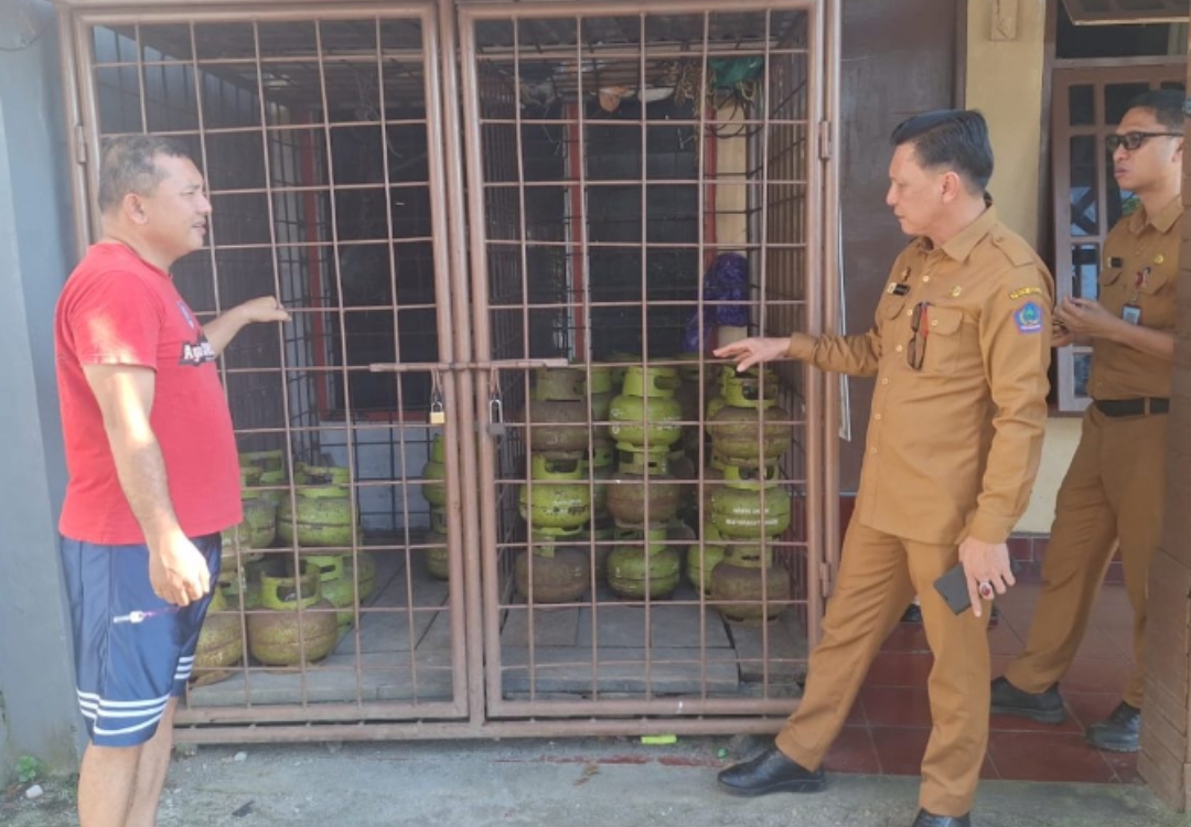 Sidak jajaran Pemprov Sulawesi Utara di sejumlah pangkalan LPG 3kg di Manado