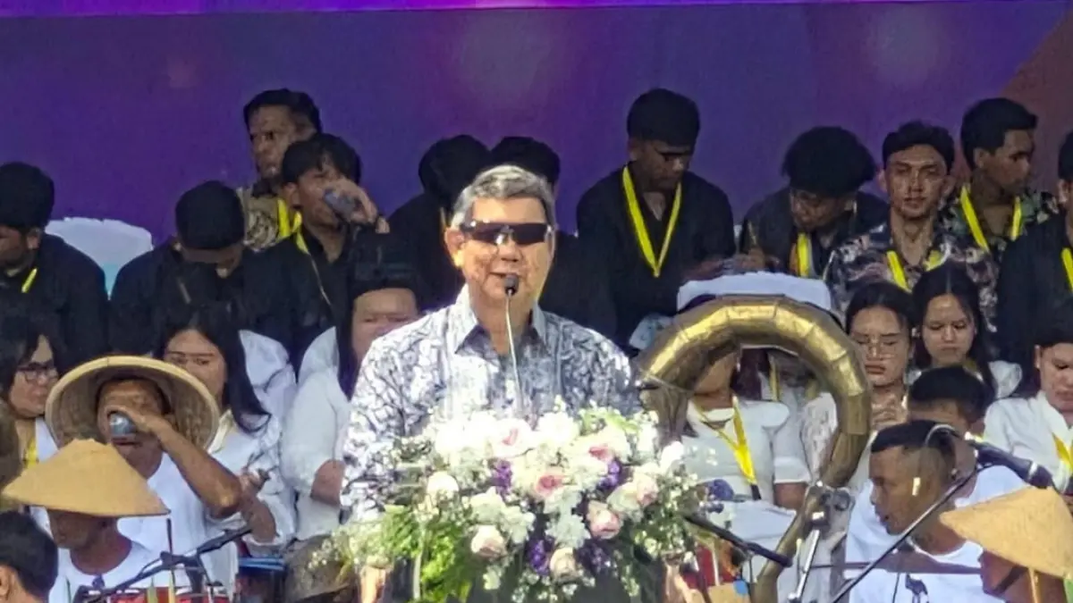 Utusan Khusus Presiden Hashim Djojohadikusumo dalam sukacita Paskah Nasional 2026 di Manado, Sulawesi Utara, Rabu (8/4)