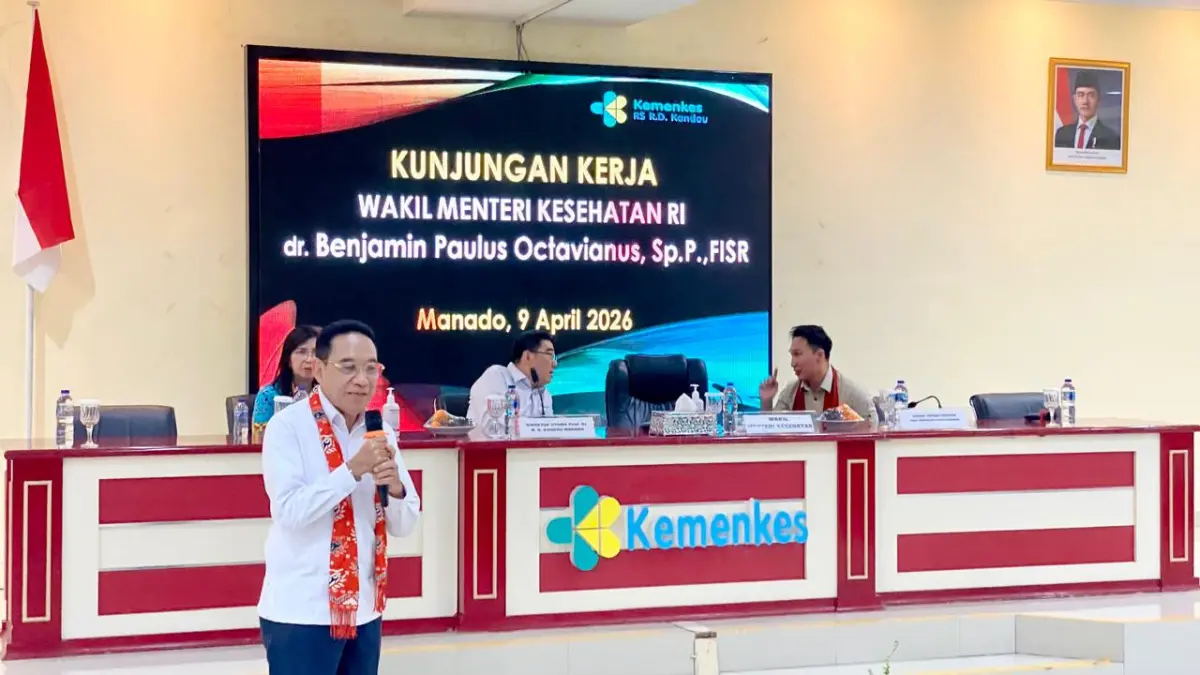 Kunjungan kerja Wamnekes RI di Sulut.