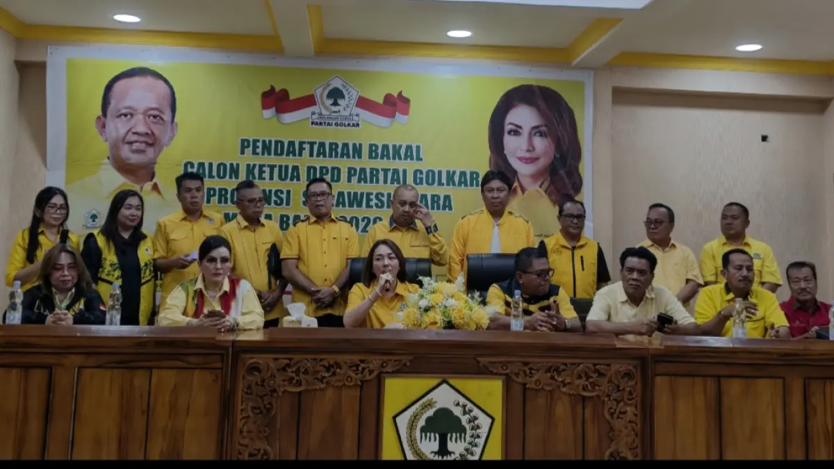 DIPASTIKAN: Michaela Elsiana Paruntu menjadi satu-satunya calon Ketua DPD Partai Golkar Sulut yang mendaftarkan diri
