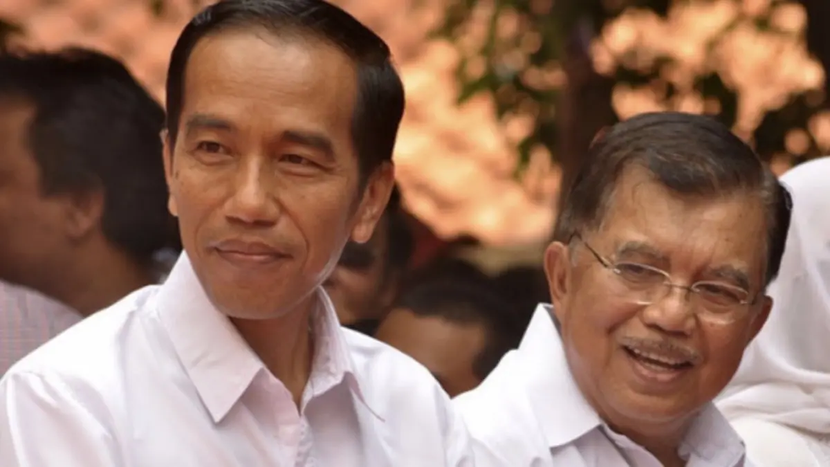 Jokowi dan Jusuf Kalla, saat masih menjabat Presiden dan Wakil Presiden