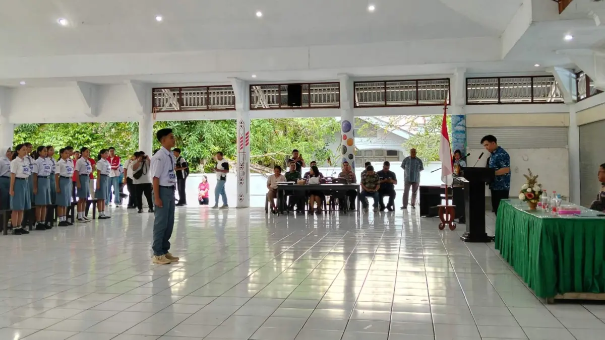 Penutupan Seleksi Calon Paskibraka Kabupaten Kepulauan Sangihe, Jumat (10/04/26).