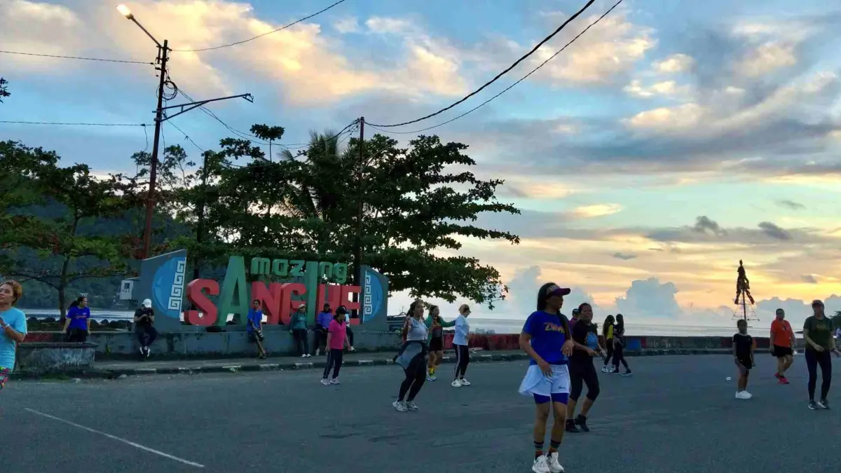 Nampak Antusiasme warga di car free day Tahuna, Sabtu (11/04/26).